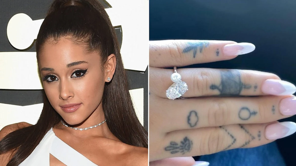 Ariana Grande Engagement Ring Dalton Gomez