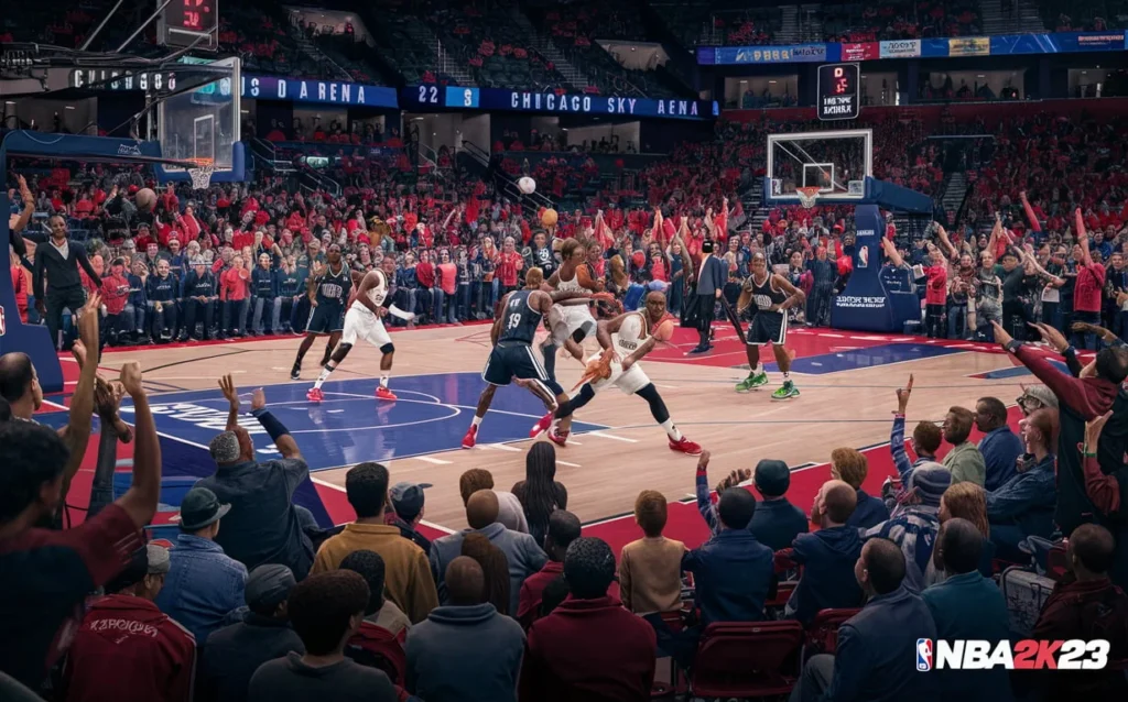 nba 2k23 chicago sky arena